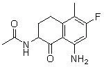 N- (8-Amino-6-fluoro-5-methyl-1-oxo-1,2,3,4-tetrahydronaphthalen-2-yl) acetamide